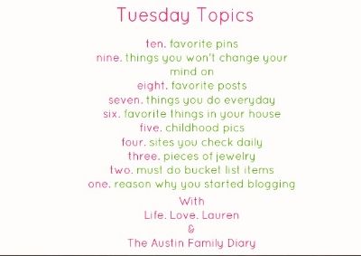 The Austin Family Diary