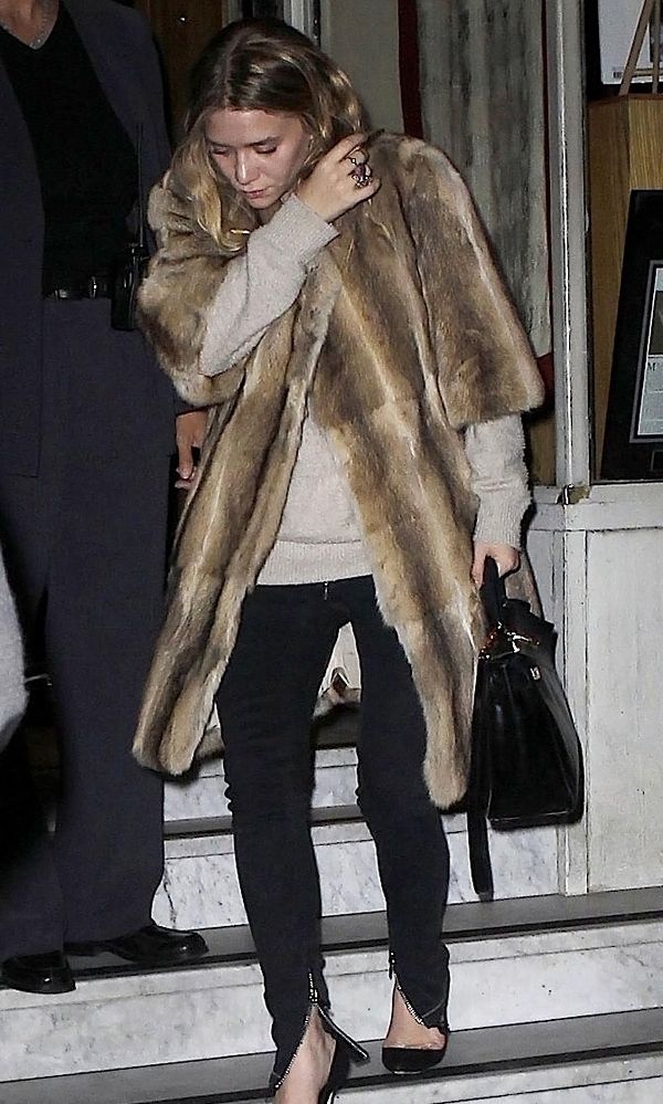 Olsens Anonymous: ASHLEY | FUR COAT + ANKLE ZIP DENIM