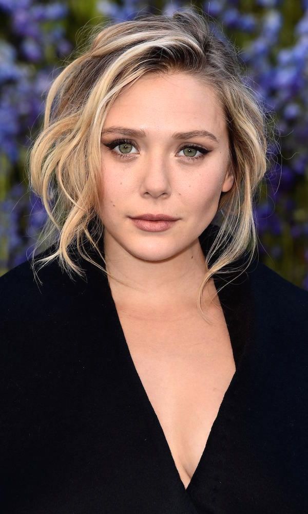 Olsens Anonymous Beauty Close Up Get Elizabeth Olsens Cat Eye And Tousled Updo Look 