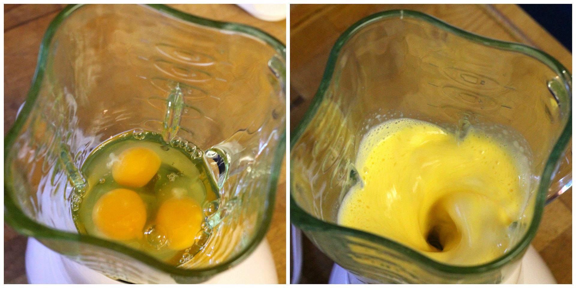 eggs in a blender