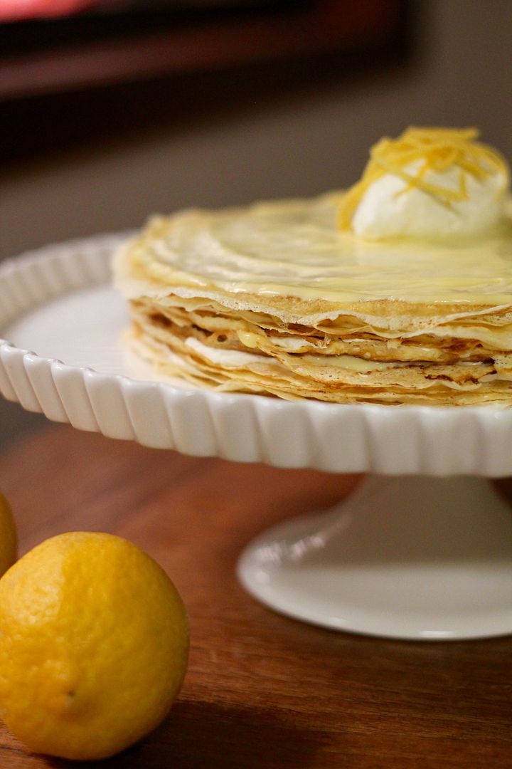 Lemon Crêpe Cake | Korena in the Kitchen