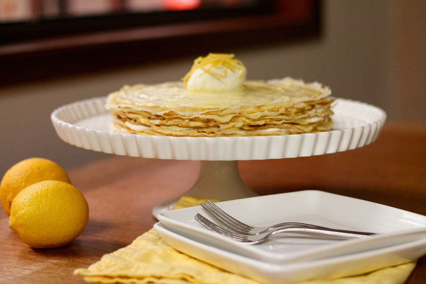 Lemon Crêpe Cake | Korena in the Kitchen