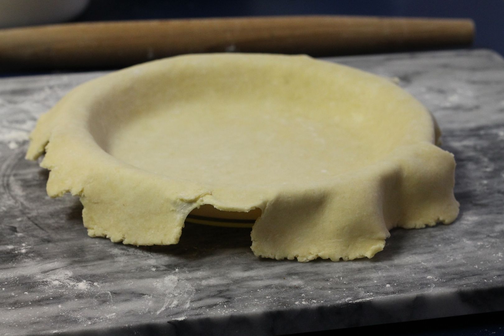 pastry in pie plate