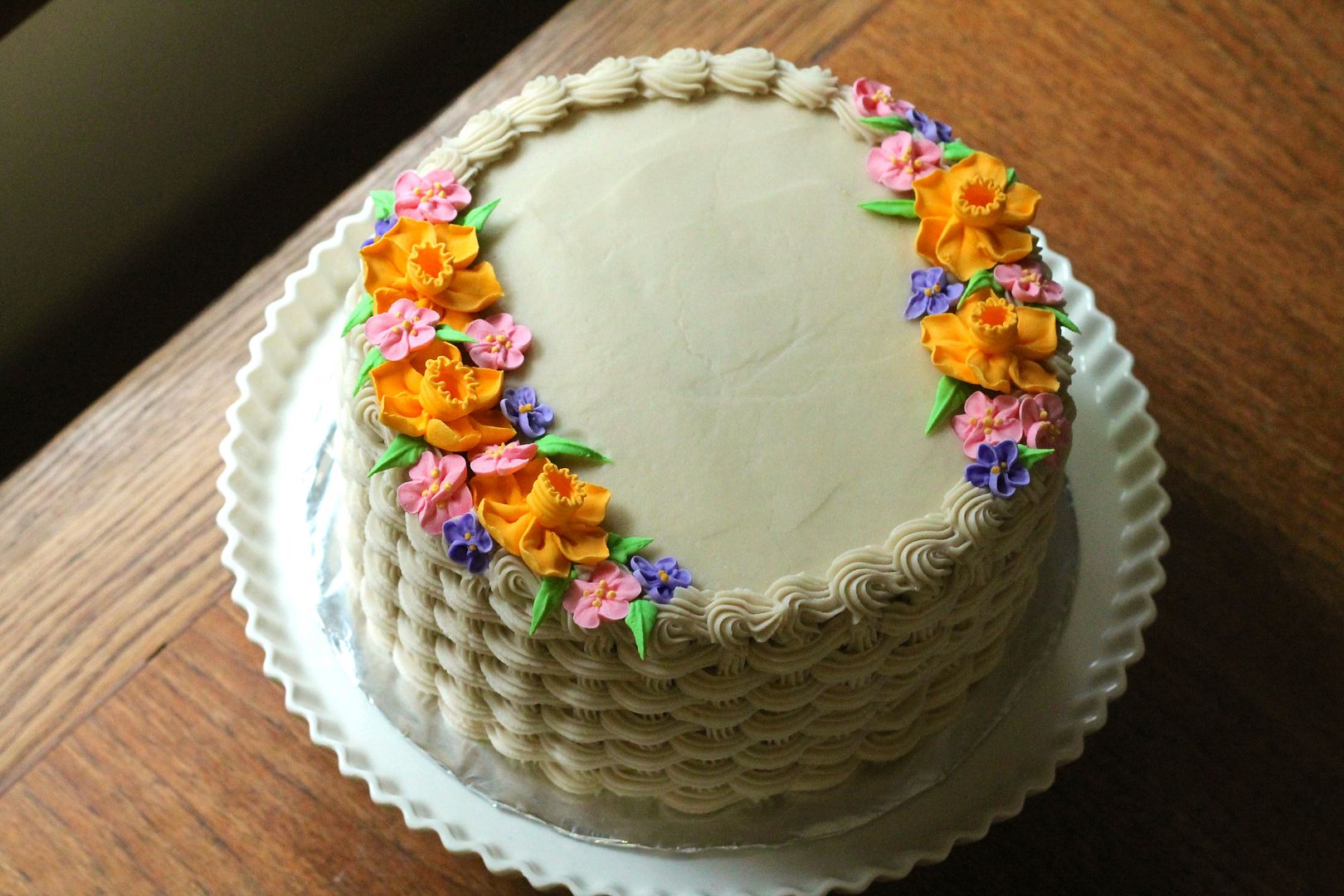 Flower Basket Cake | Korena in the Kitchen