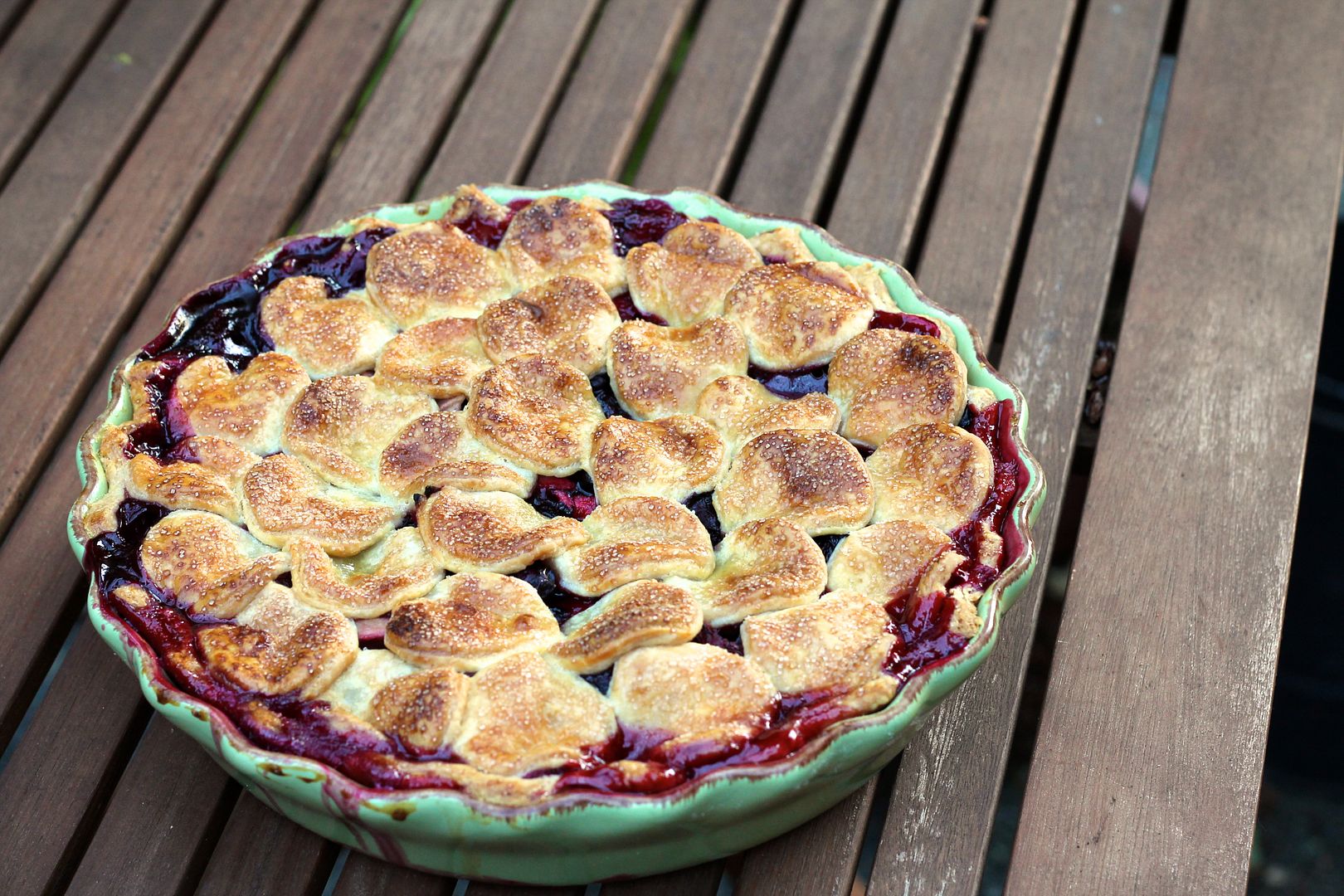 Triple Berry Apple Pie | Korena in the Kitchen