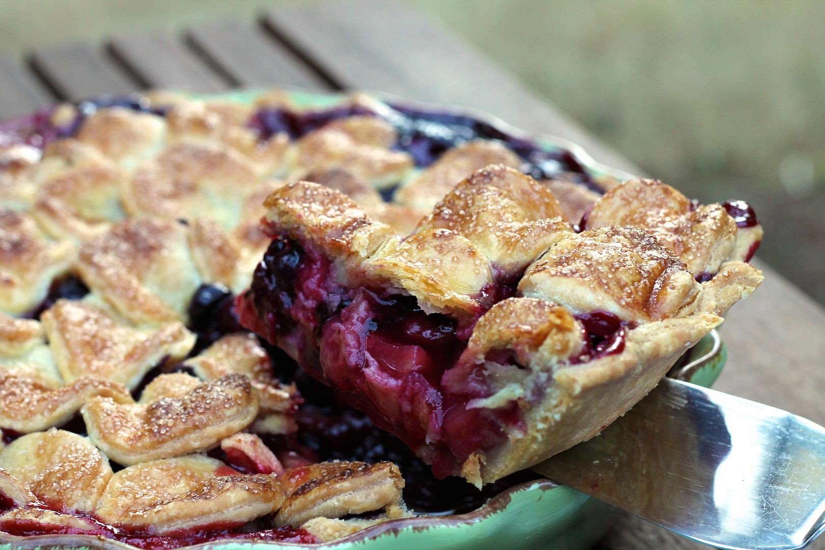 Triple Berry Apple Pie | Korena in the Kitchen