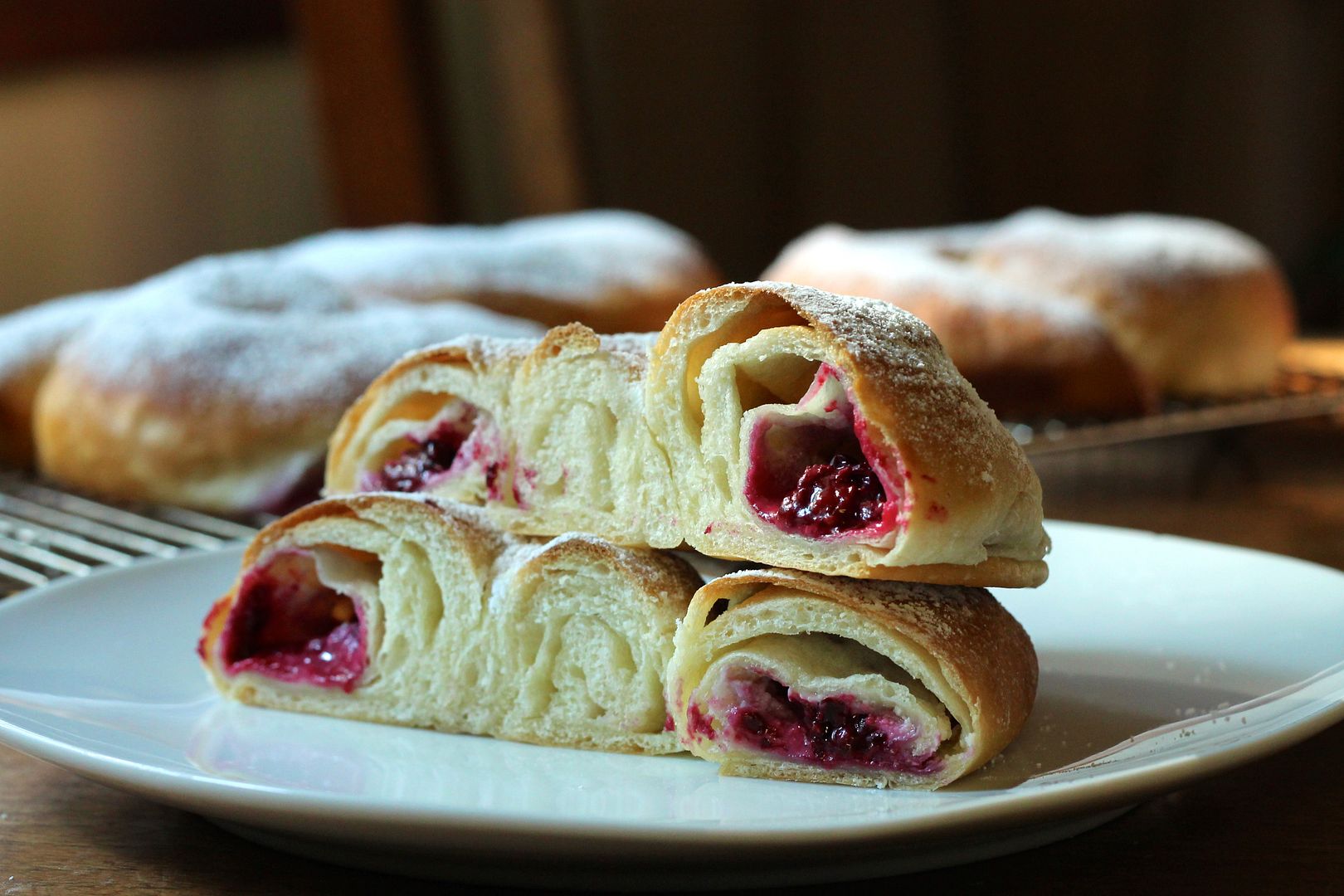 Blackberry Cream Cheese Ensaimadas | Korena in the Kitchen