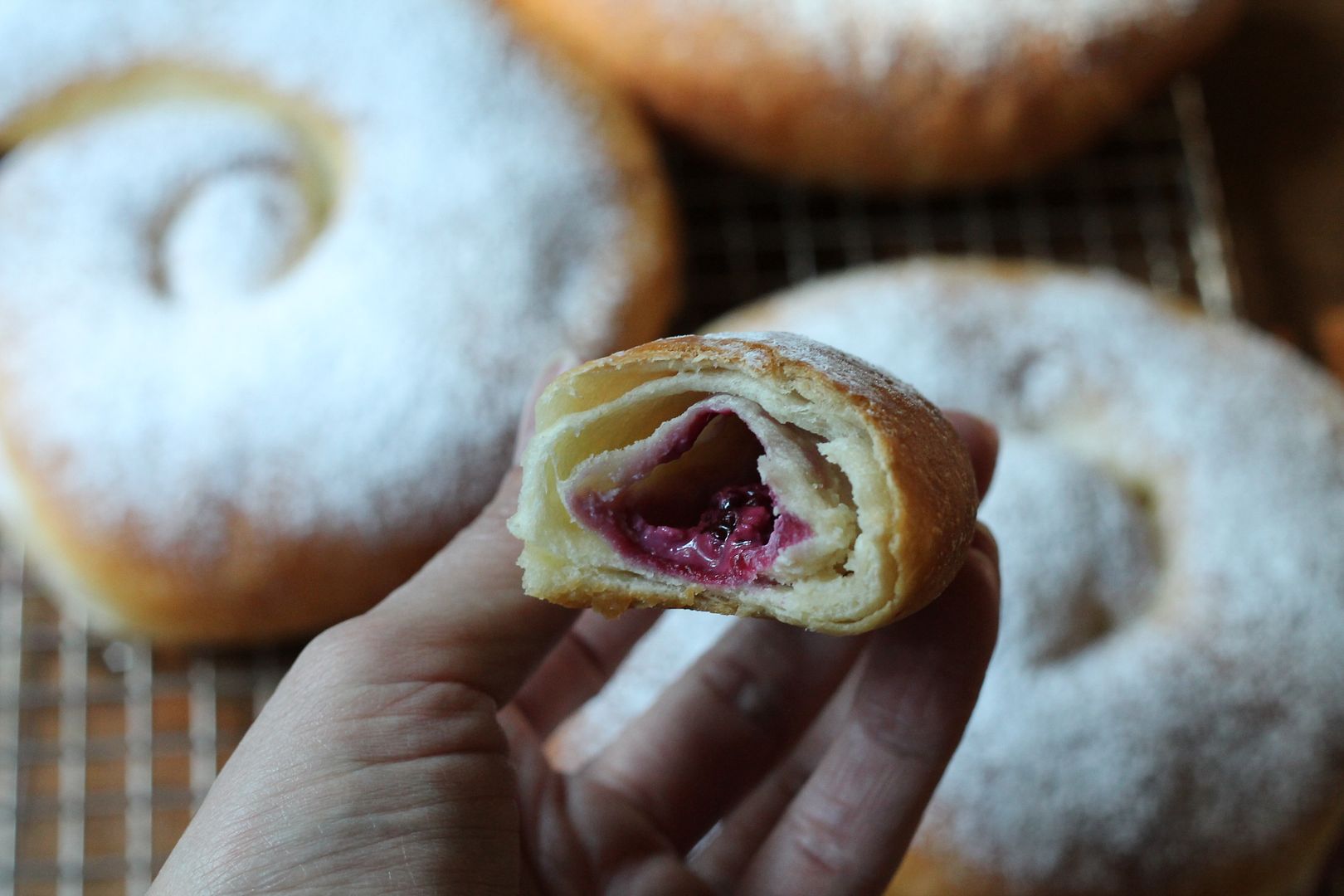 Blackberry Cream Cheese Ensaimadas | Korena in the Kitchen