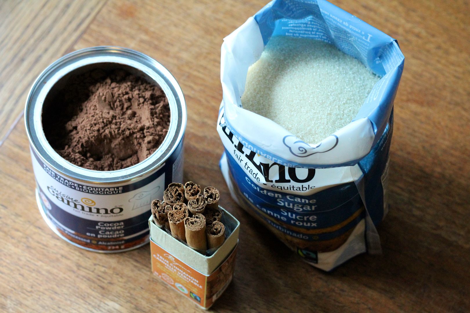 cocoa powder, golden cane sugar, true cinnamon quills | Korena in the Kitchen