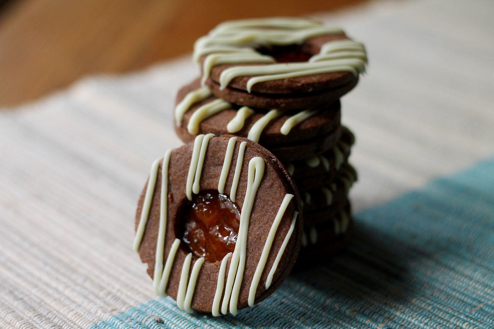 Dorie's Cocoa Linzer Cookies | Korena in the Kitchen