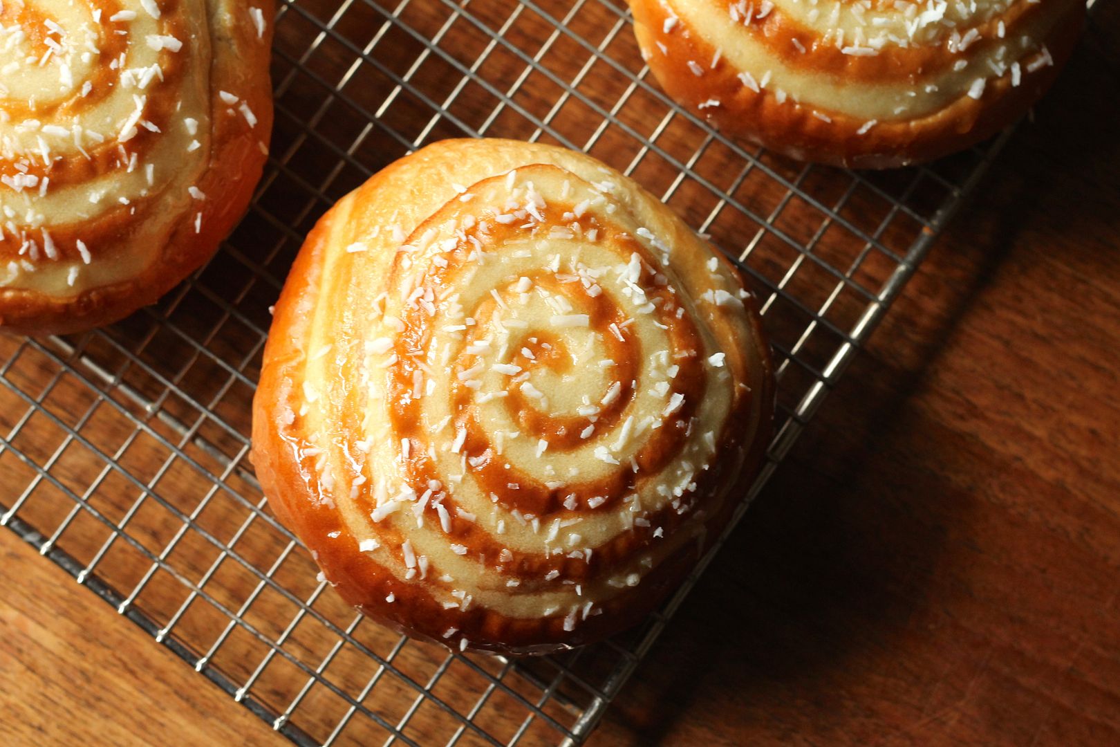 Asian Coconut Custard Buns | Korena in the Kitchen