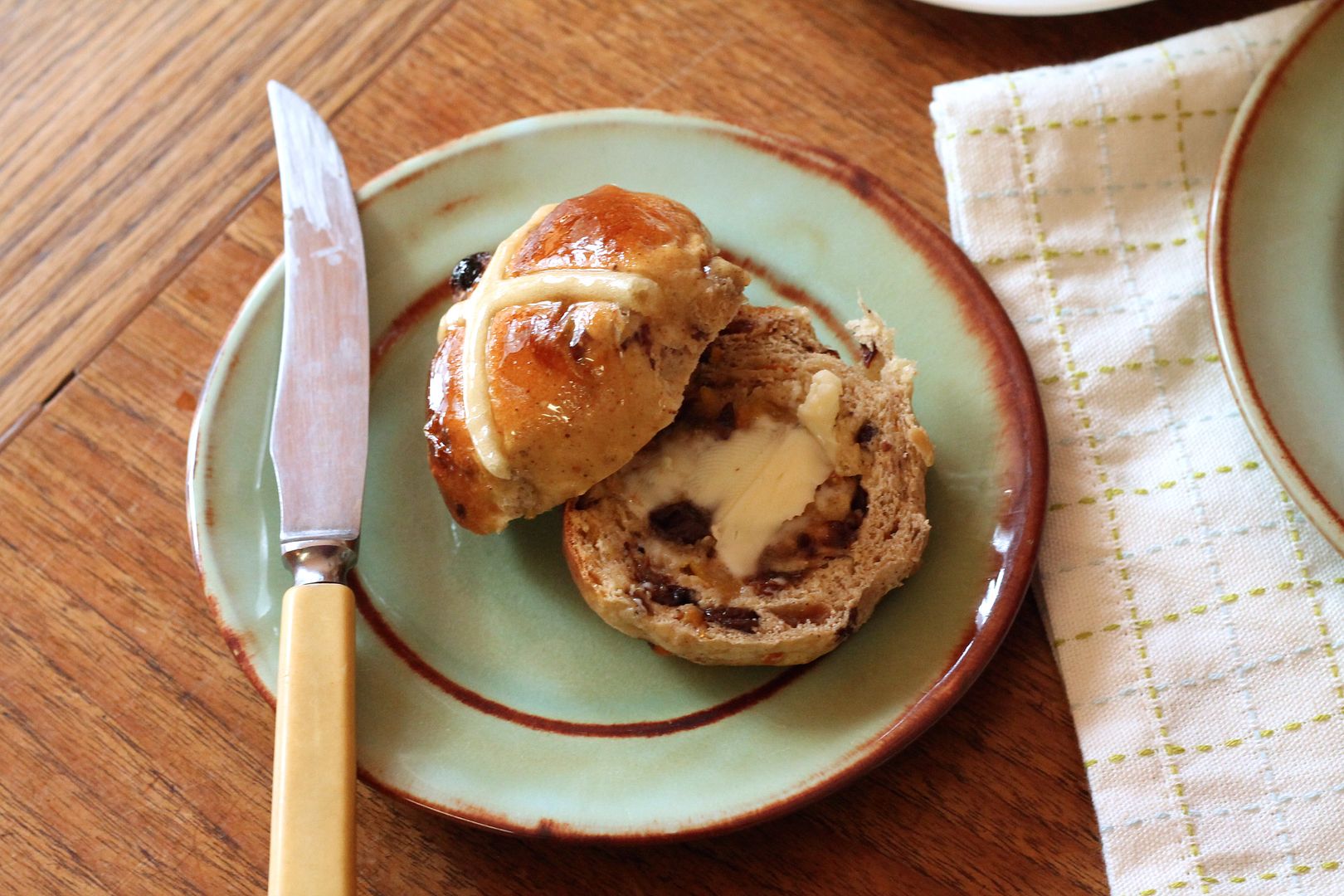 Honeyed Hot Cross Buns | Korena in the Kitchen