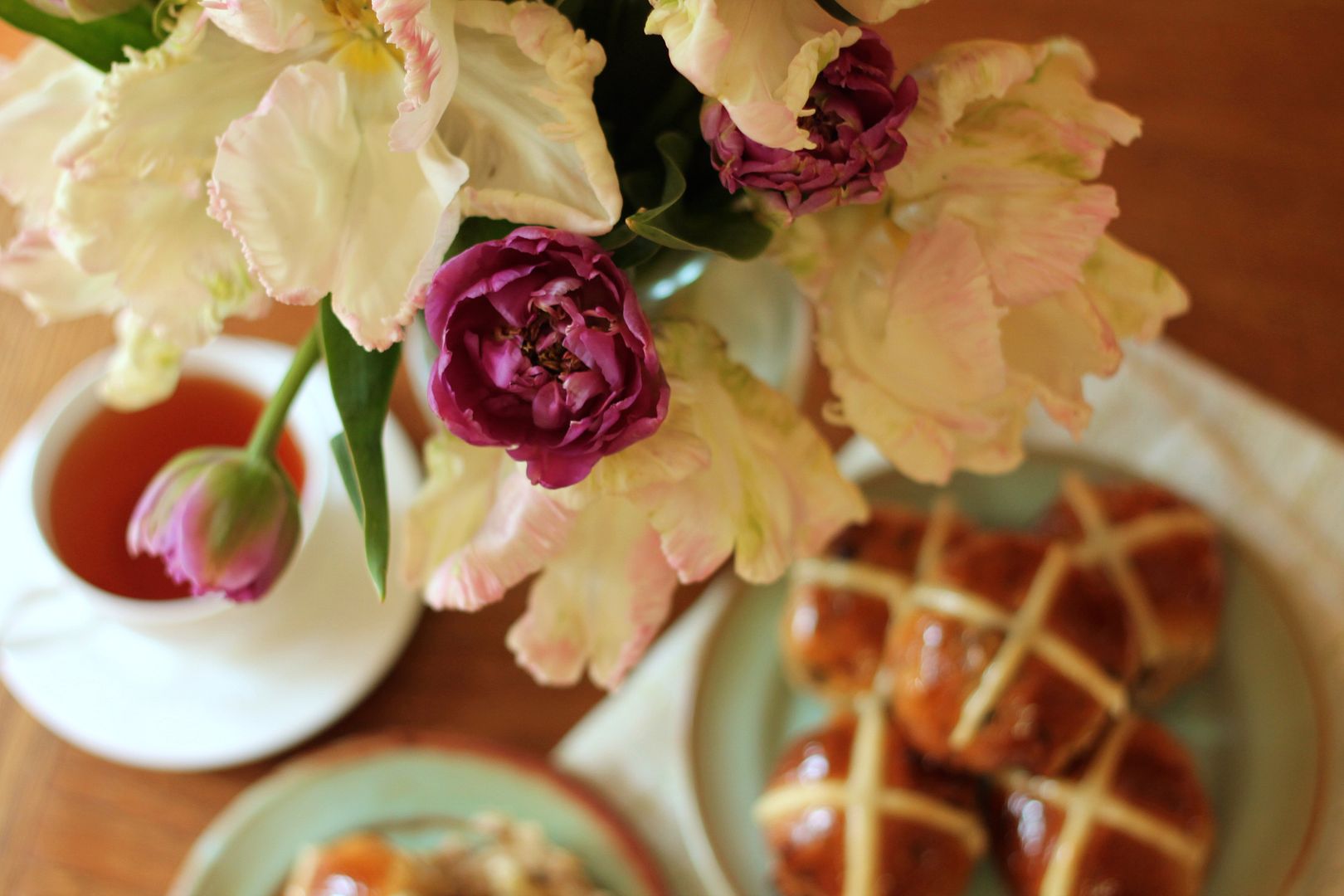 Honeyed Hot Cross Buns | Korena in the Kitchen