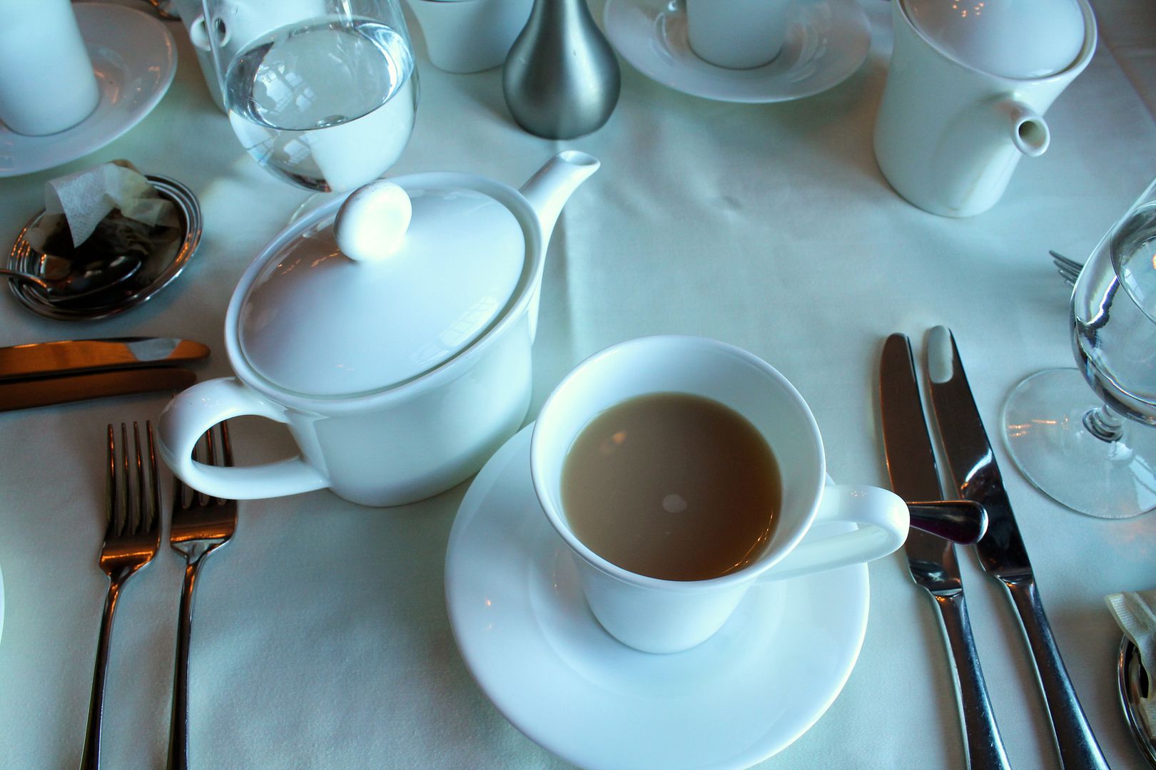 afternoon tea at the Oak Bay Beach Hotel