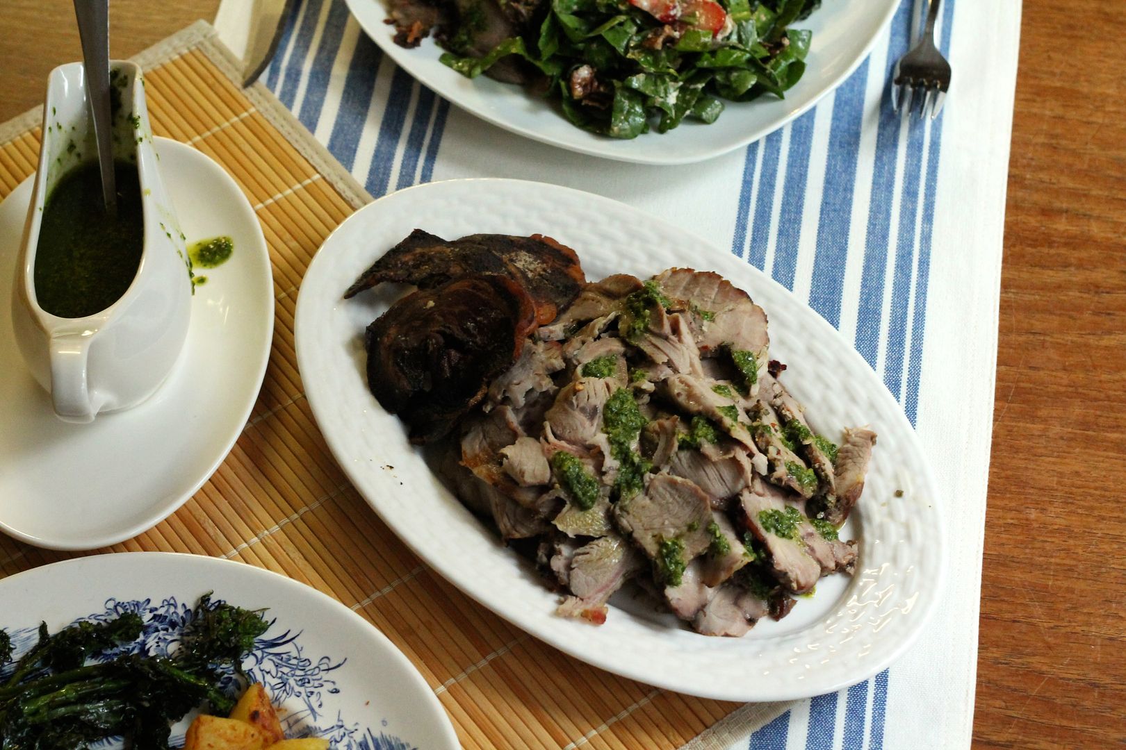 Porchetta-style Roast Pork Shoulder with Salsa Verde | Korena in the Kitchen