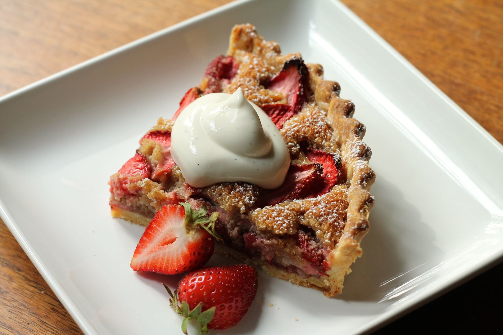 Petite Strawberry Frangipane Tart | Korena in the Kitchen