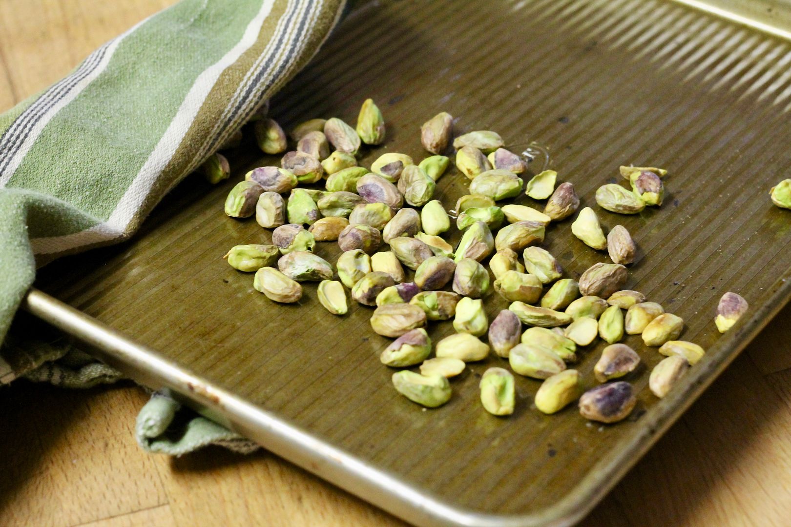toasted pistachios