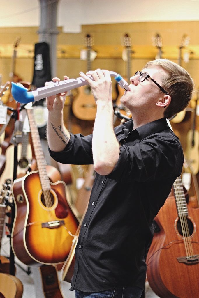 Charlie playing the JSax