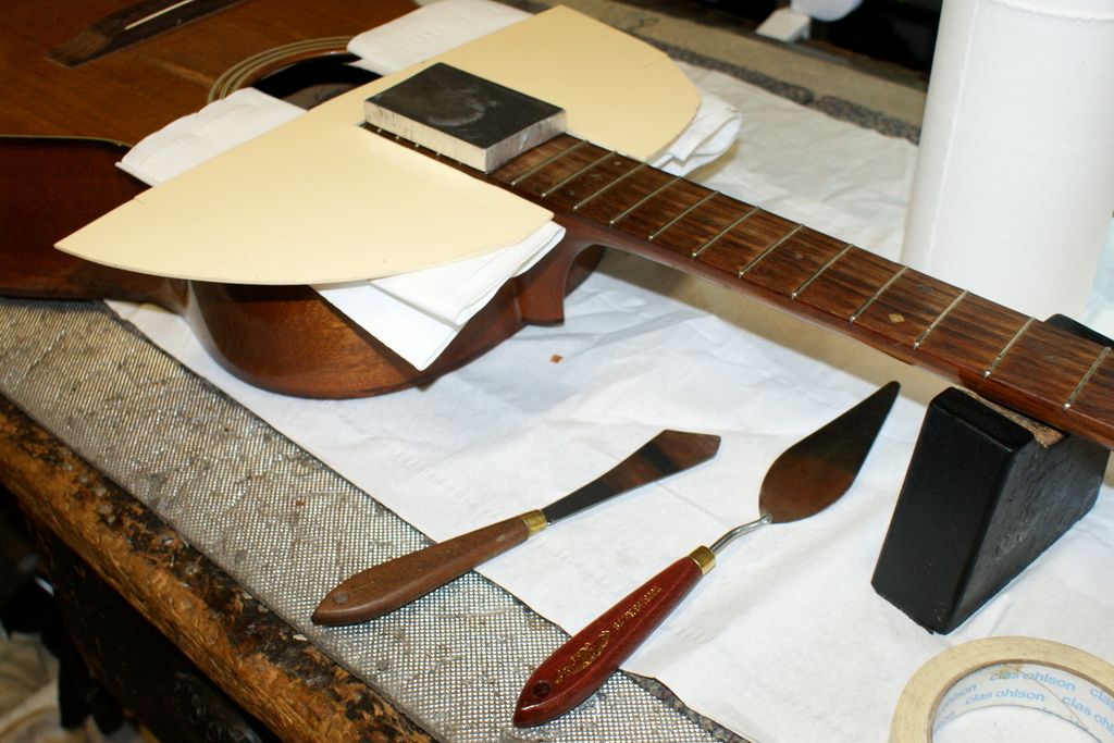 Resetting a Fylde guitar neck Resetting a Fylde guitar neck