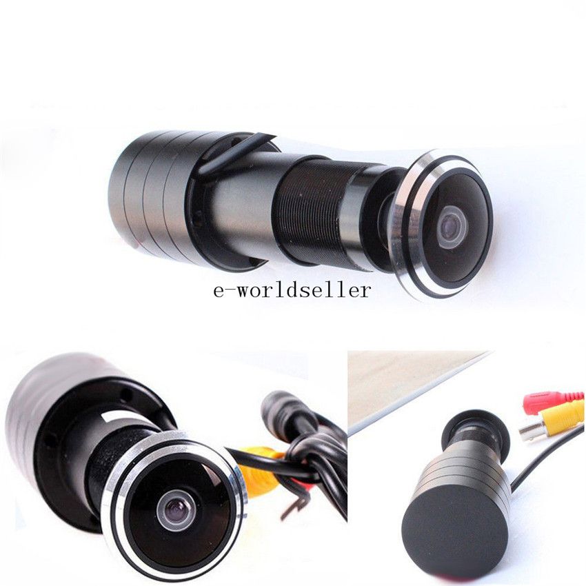 700TVL Door View Fish Eye Lens 1.7mm Security Peephole Camera eBay