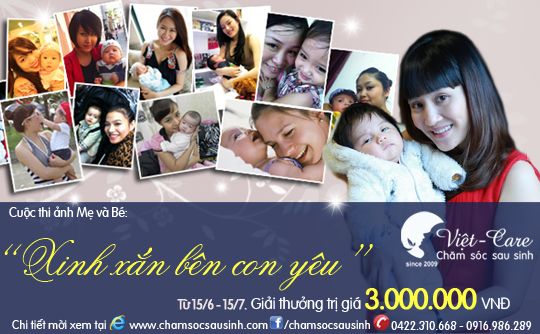 vietcare, thi anh, xinh xan ben con yeu, sinh nhat 3 nam