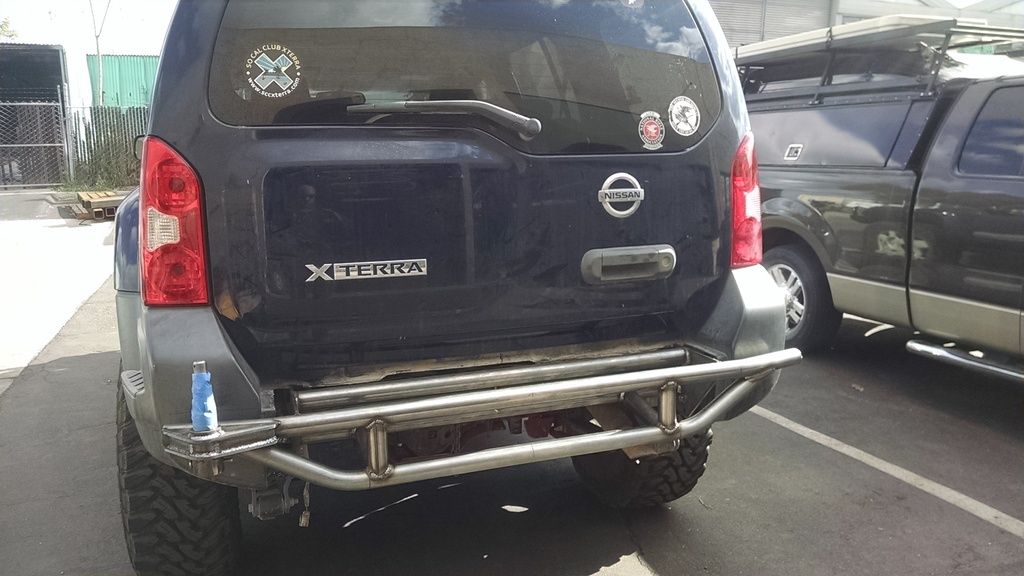 Xterra Rear Bumper Build With Tire Carrier Wtd