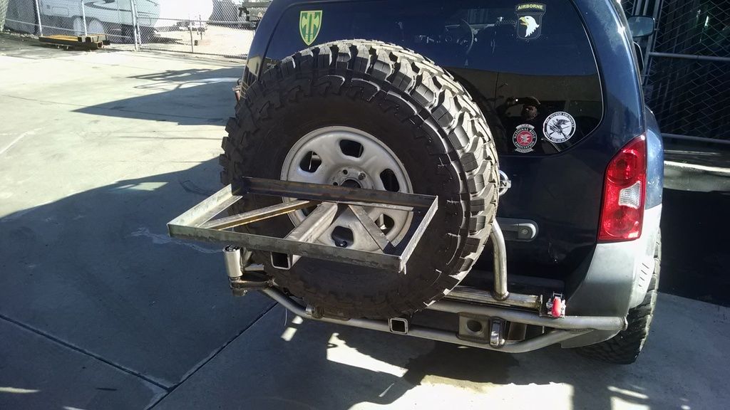 Rear Bumper with Tire Carrier (WTD) Second Generation Nissan Xterra