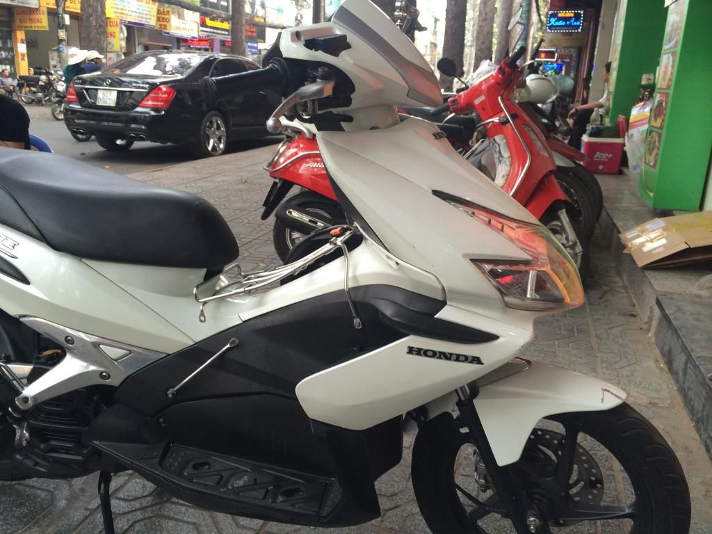 Sinh viên cần bán 1 xe ab đời 2007 white - 1