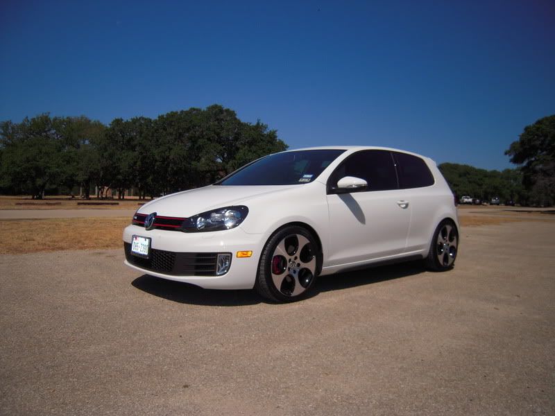 Pics 10/15mm wheel spacers installed! VW GTI MKVI Forum / VW Golf R