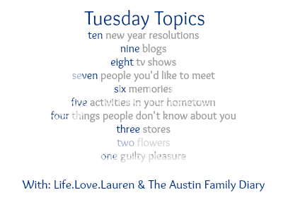 Tuesday Topics – 10 Resolutions