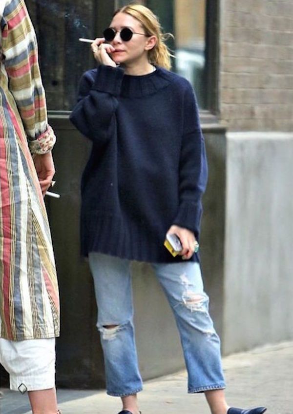 Olsens Anonymous Blog Mary Kate And Ashley Olsen Twins Style Chunky Sweaters Navy Sweater Jeans Loafers photo Olsens-Anonymous-Blog-Mary-Kate-And-Ashley-Olsen-Twins-Style-Chunky-Sweaters-Navy-Sweater-Jeans-Loafers.jpg