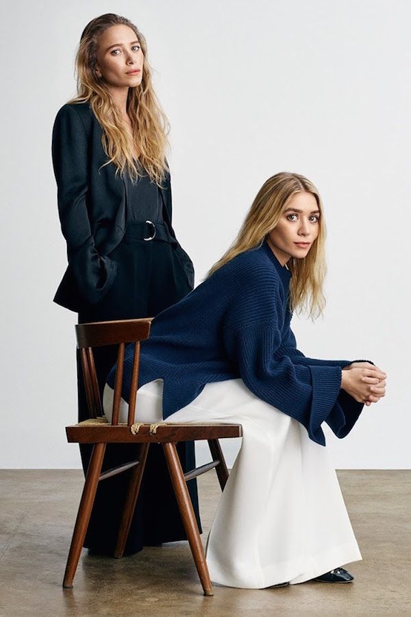 Olsens Anonymous Blog Mary Kate Ashley Olsen Twins Style Elizabeth And James SS17 Collection Minimalist Looks Blazer Pants Sweater Sandals Net A Porter