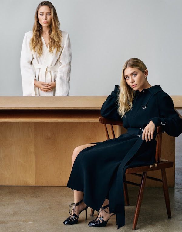 Olsens Anonymous Blog Mary Kate Ashley Olsen Twins Style Elizabeth And James SS17 Collection Minimalist Looks Coats Belt Cape Sandals Heels Net A Porter