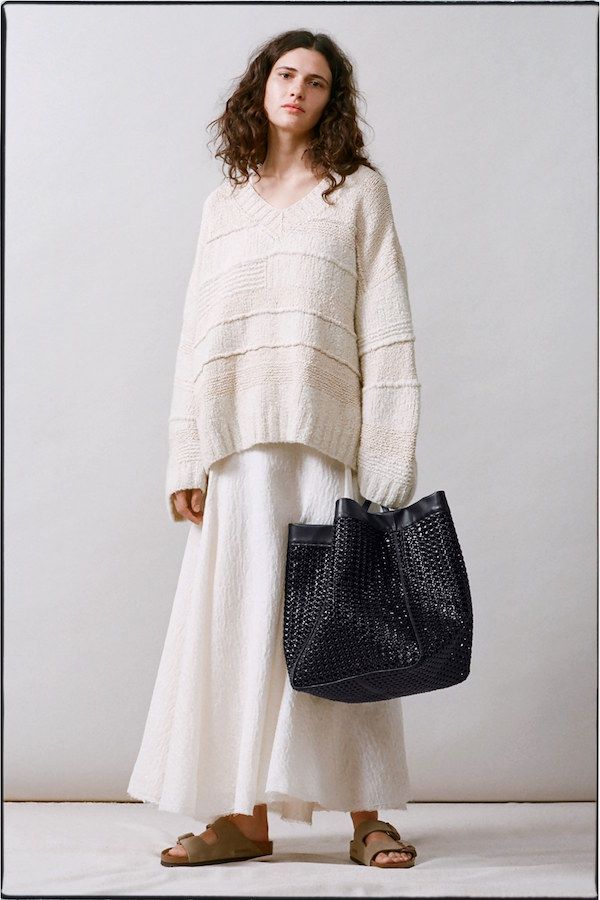 Olsens Anonymous Fashion Blog Elizabeth And James Pre Fall 2018 Collection Texture Stripe Sweater Woven Bag Maxi Skirt Sandals photo Olsens-Anonymous-Fashion-Blog-Elizabeth-And-James-Pre-Fall-2018-Collection-Texture-Stripe-Sweater-Woven-Bag-Maxi-Skirt-Sandals.jpg