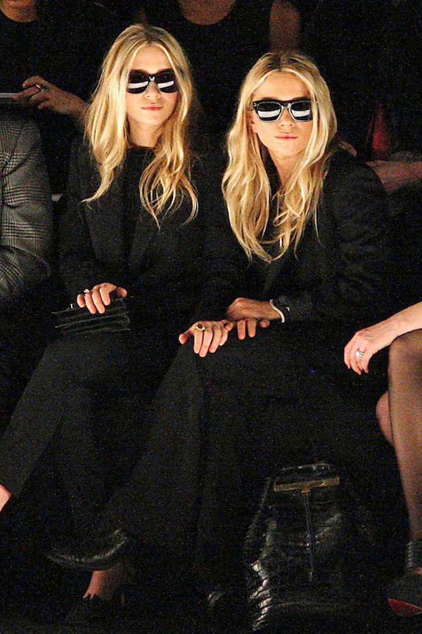 Olsens Anonymous: FRONT ROW: MARY-KATE + ASHLEY | SUNGLASSES + ALL ...
