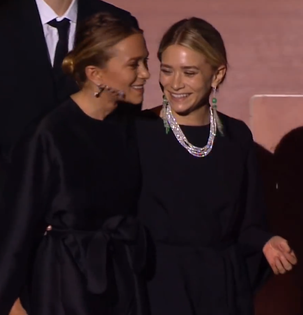 Olsens Anonymous Blog Mary Kate Ashley Olsen 2014 CFDA Accessory Designer Of The Year Award The Row Black Dresses Speech Low Buns Sidney Garber Drop Earrings Jewelry photo Olsens-Anonymous-Blog-Mary-Kate-Ashley-Olsen-2014-CFDA-Accessory-Designer-Of-The-Year-Award-The-Row-Speech.png