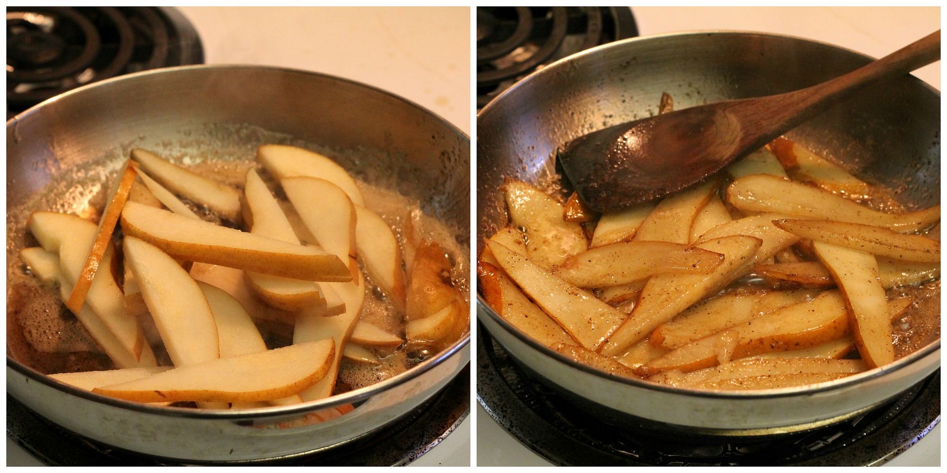 pears sauteed in browned butter