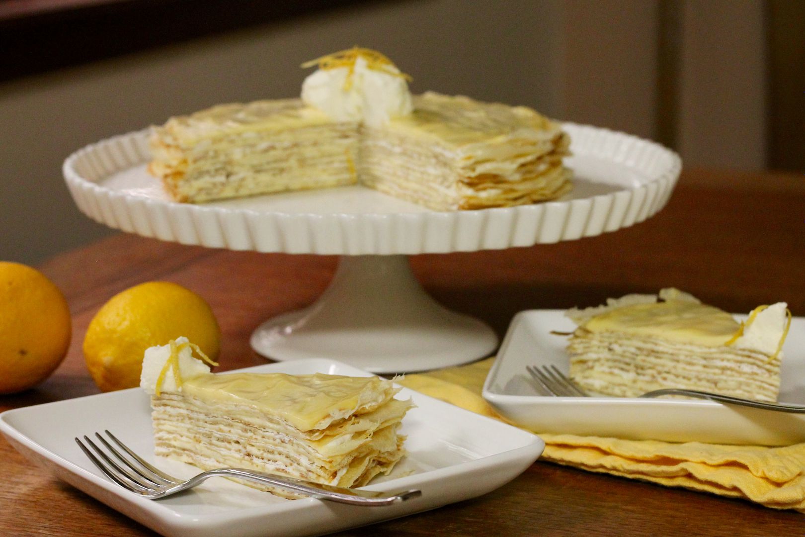Lemon Crêpe Cake | Korena in the Kitchen
