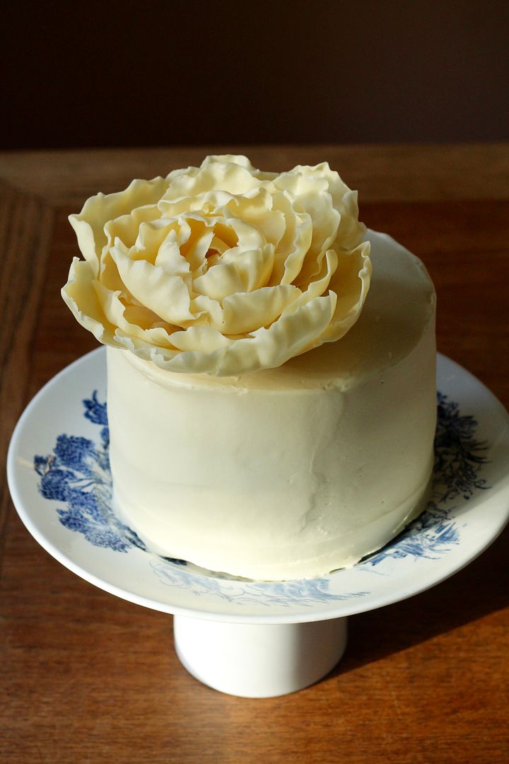 White Chocolate Peony Cake | Korena in the Kitchen