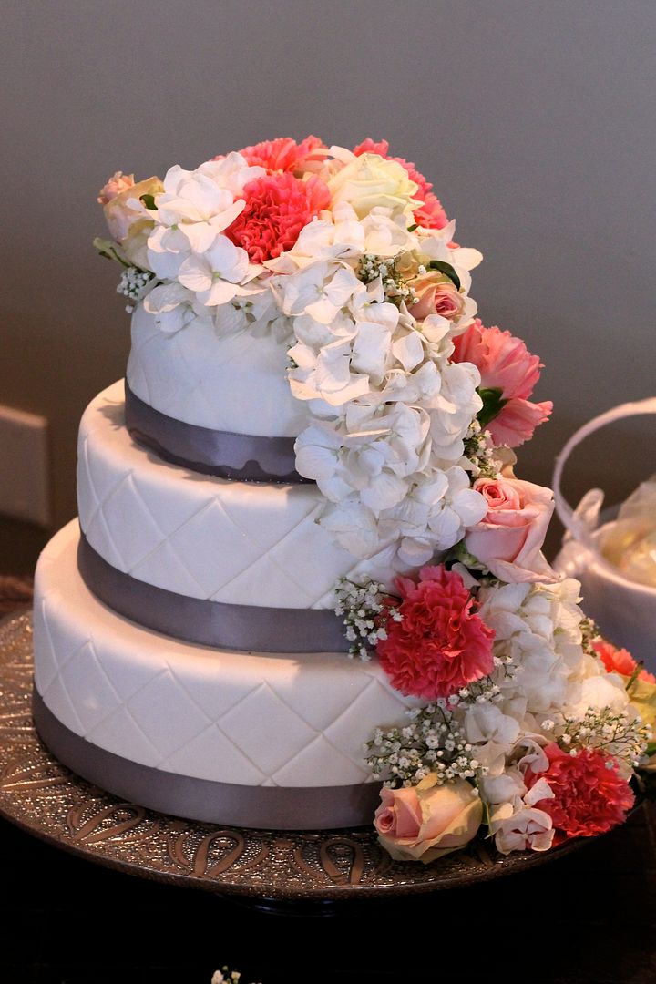 Fondant-Covered Wedding Cake | Korena in the Kitchen