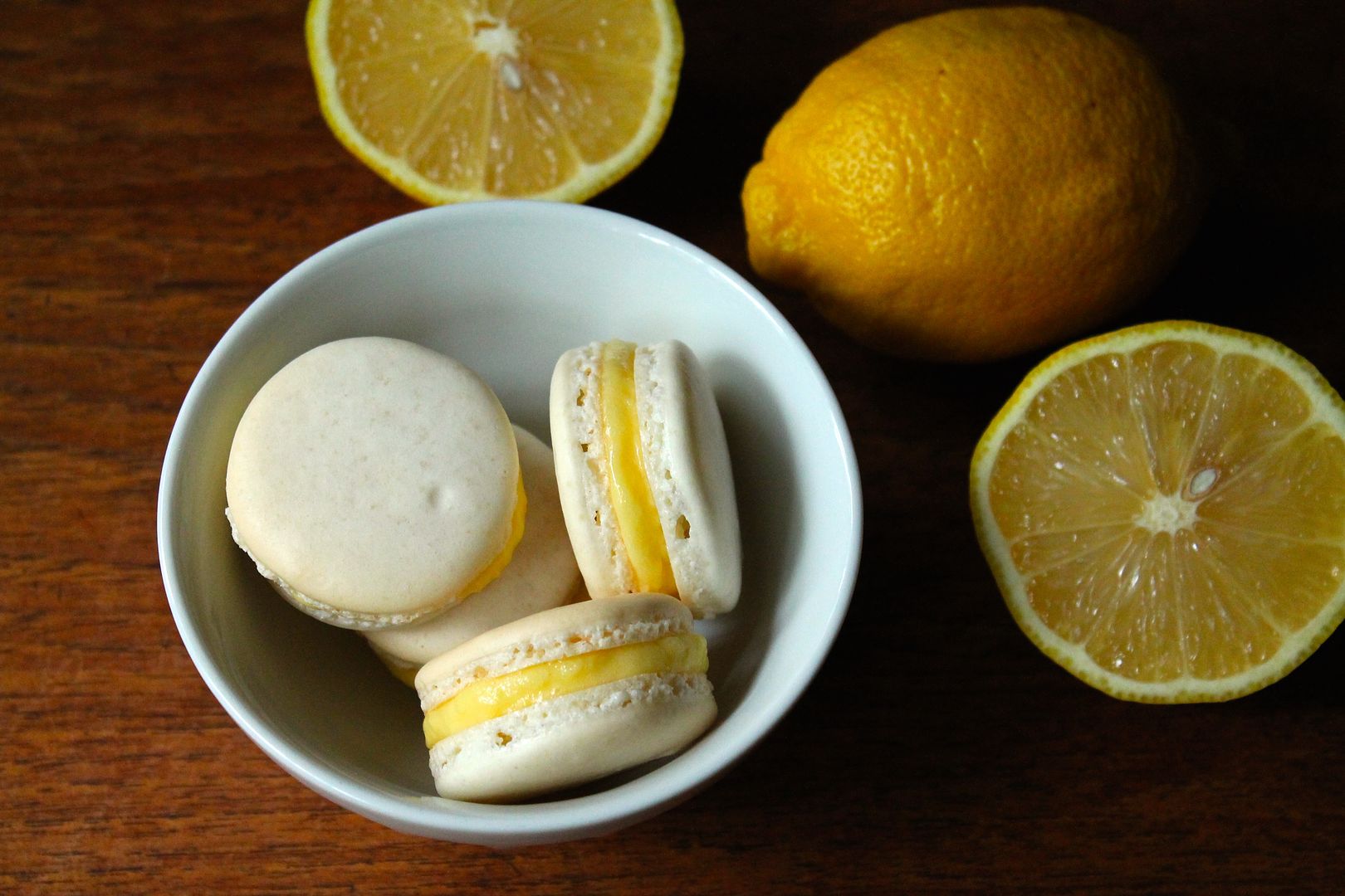 Lemon Curd Macarons | Korena in the Kitchen