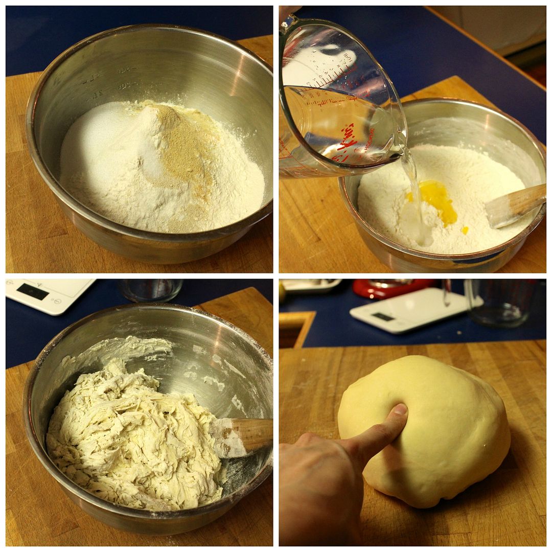 making bagel dough