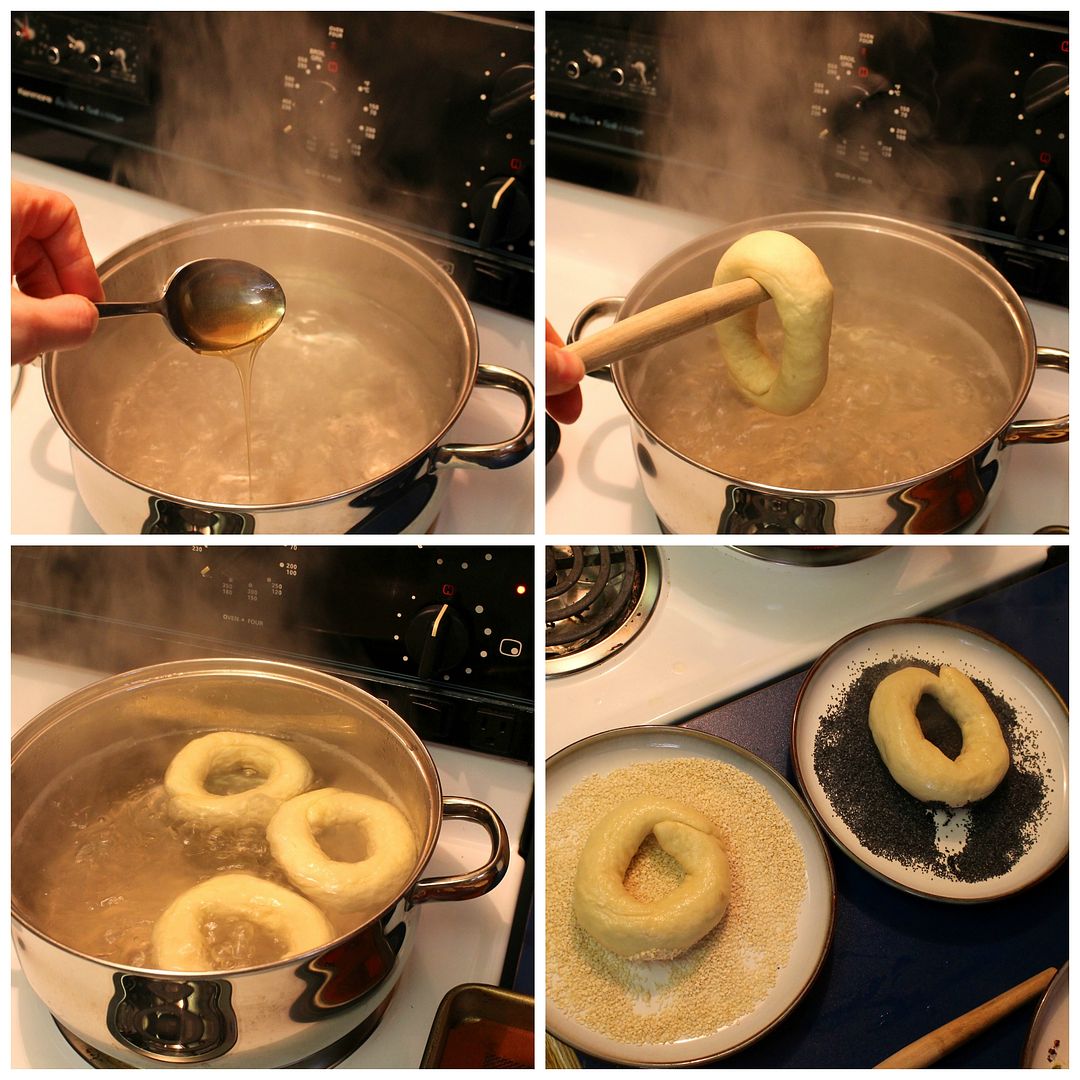 boiling bagels