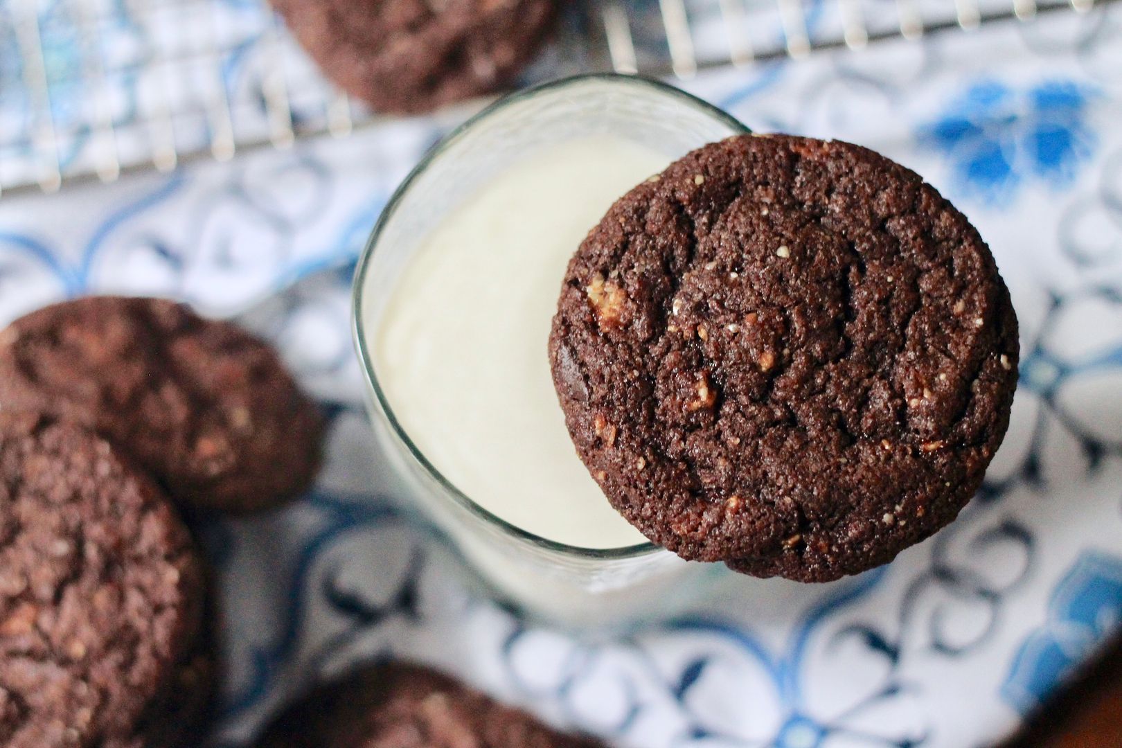 Dorie's Cocoa-Tahini Cookies with Sesame Crunch | Korena in the Kitchen