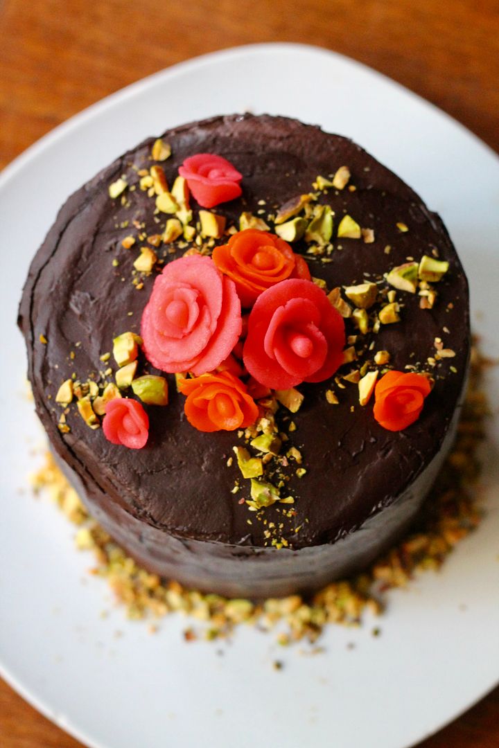 Pistachio Petit Four Cake | Korena in the Kitchen