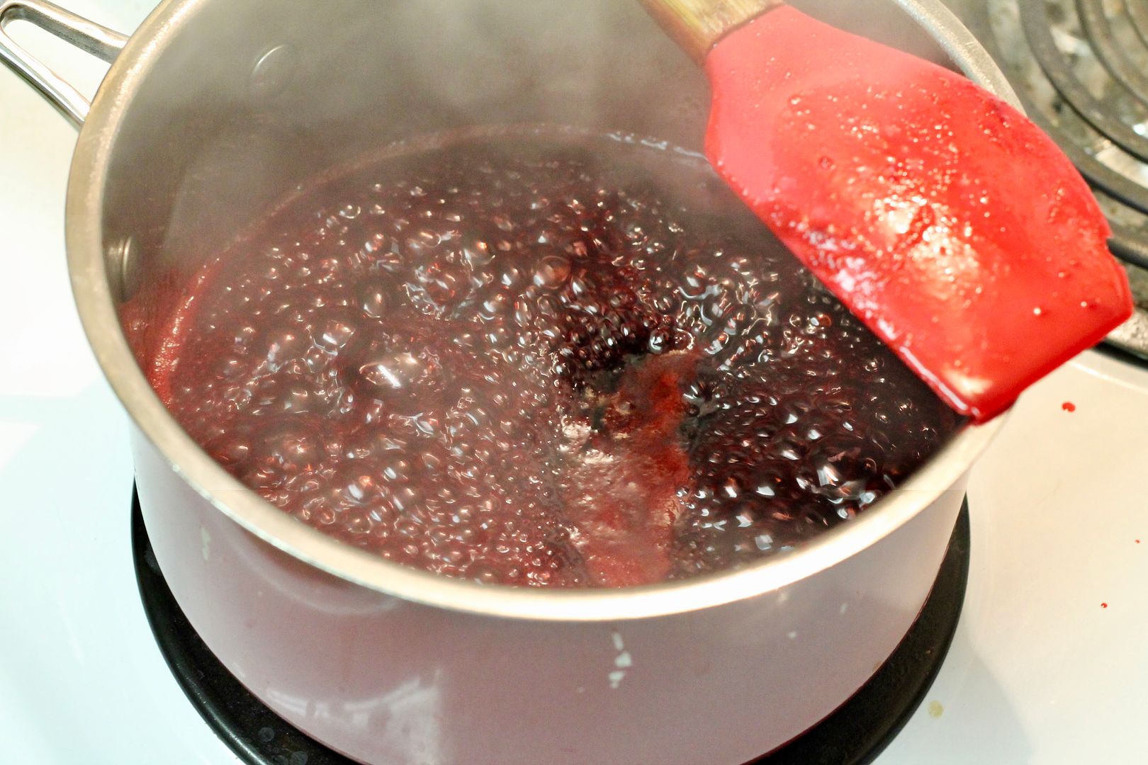 making jam
