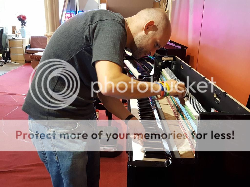 Regulating Yamaha NU1 digital piano