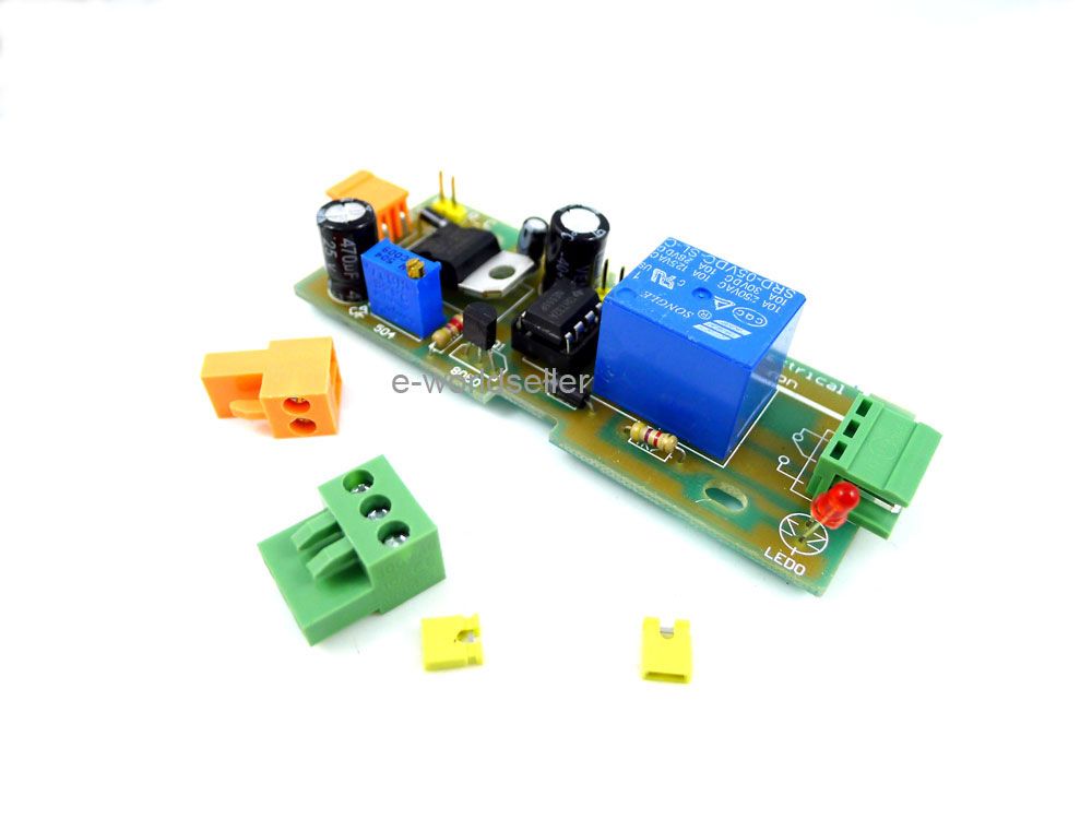 NE555 Timer Relay Switch 1-300 second input DC 5-12v TIME OVER RESET Delay relay