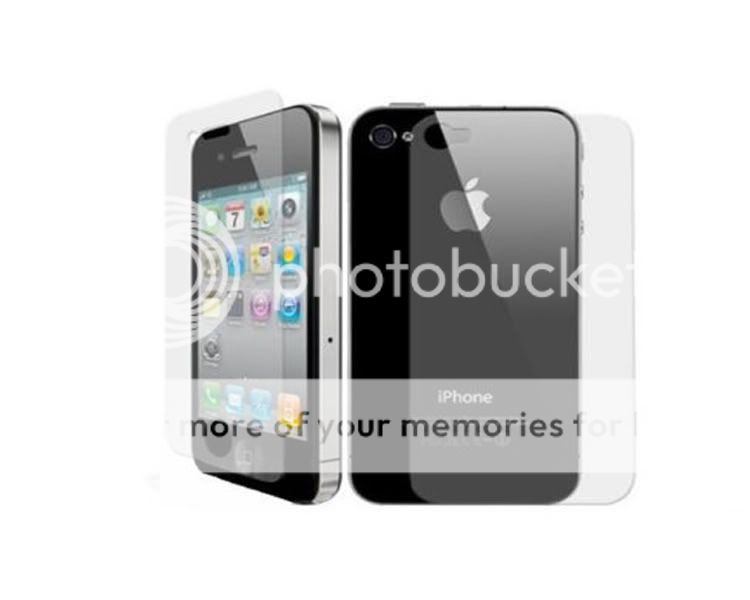 Steel Chrome Luxury Case For iPhone 4 4S + Screen Protector GiftCool 