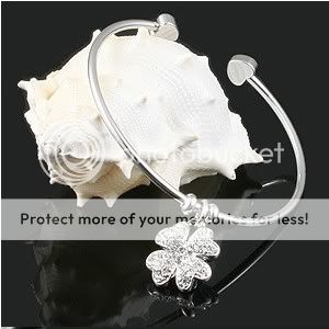 New Korean Stylish Opening Bracelet Silver   